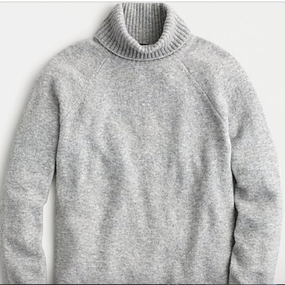 J Crew Turtleneck sweater in supersoft yarn Grey XXS - Picture 2 of 11